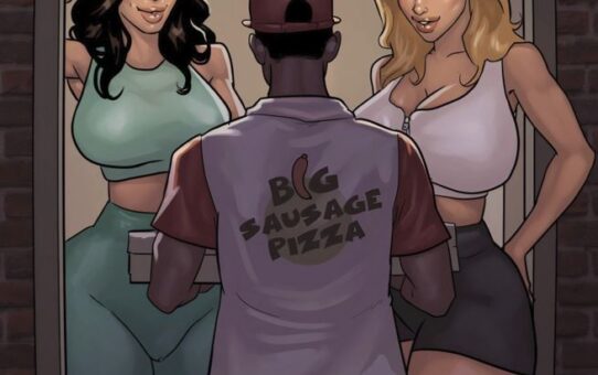 Couple facing tension during a dramatic poker night in a 2D adult comic