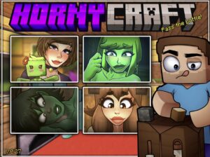 Welcome to the world of HornyCraft game! This is an 18+ fan parody where you have to play as a guy named Steve who lives in a cubic world. This world is fraught with a lot of vulgarities, be sure of it!