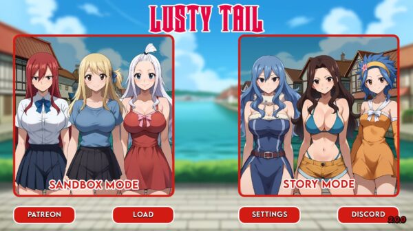  Lusty Tail is a new-making adult visual novel game based on Fairy Tail. As the main plot of the story, You live in the same house with your two step-sisters (Erza and Mirajane).