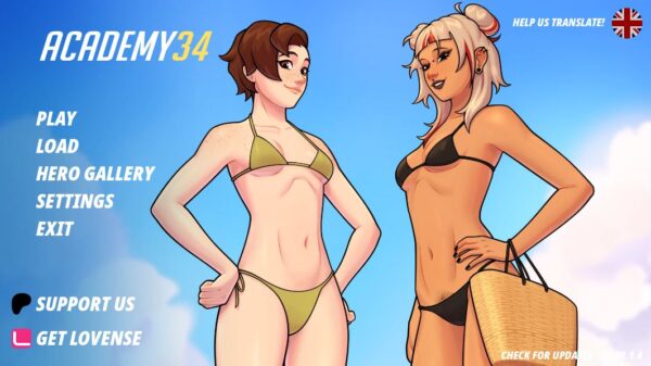 In “ACADEMY34” you are going to take on a role of a cadet, who has just enrolled to the Academy, where young recruits are trained to become Overwatch agents. An exciting student life awaits you with all familiar characters, original story, lots of side quests and tons of adult content!