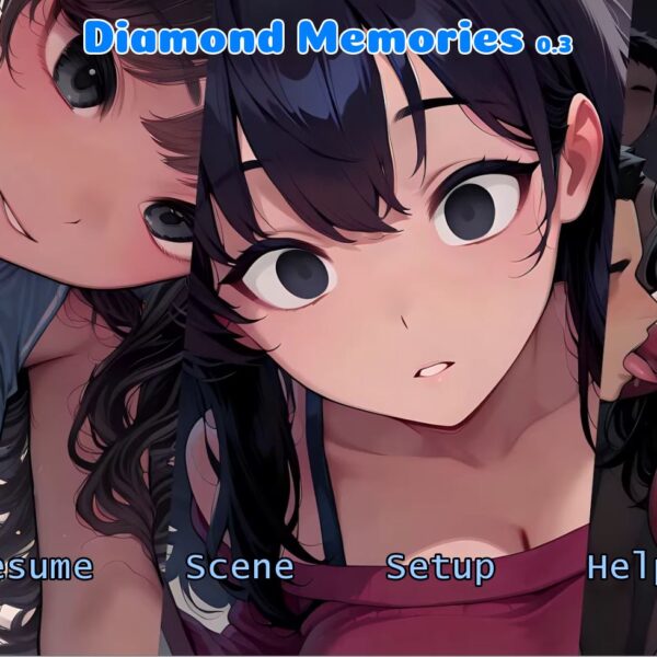 Diamond Memories is a Visual Novel focusing on the lives of four girls as they navigate a new year of school. This game will feature a wide variety of fetishes, some of which are not currently in the game.