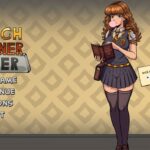 Witch Trainer: Silver Mod cover featuring stylized 2D magical academy parody characters in an adult fantasy setting.