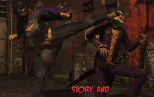3D adult parody comic inspired by Batgirl with a stylized hospital setting