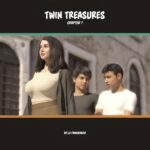 Twin Treasures Adult Comic by Himeros (Parts 1–2) Twin Treasures 3D adult comic artwork featuring adult characters in a modern interior setting