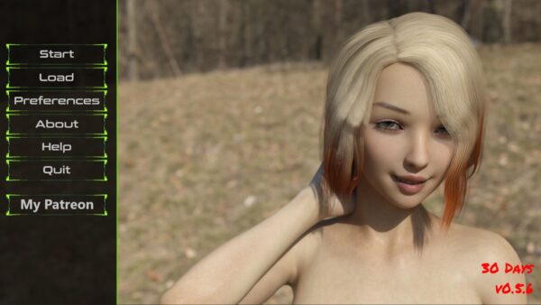 3D adult sci-fi game cover featuring reality show survival theme