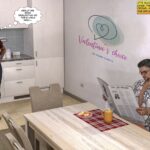 3D adult comic cover featuring a dramatic relationship theme