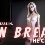 3D adult comic artwork featuring a model in a studio photoshoot setting