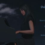 Over the Moon Adult Game by Lockheart - v6.1.5 3D adult game artwork featuring a futuristic interior with emotional atmosphere