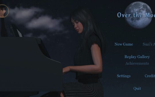 3D adult game artwork featuring a futuristic interior with emotional atmosphere