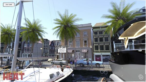 3D adult comic cover featuring a summer vacation theme with stylized characters