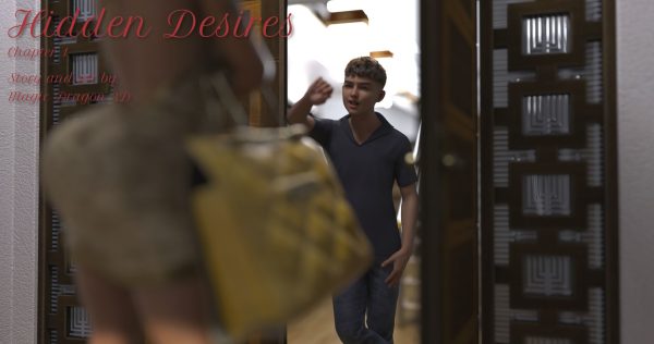 Hidden Desires adult comic 3D escort fantasy story