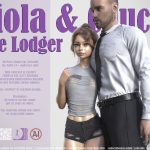 Viola and Chuck The Lodger comic couple and guest 3D scene